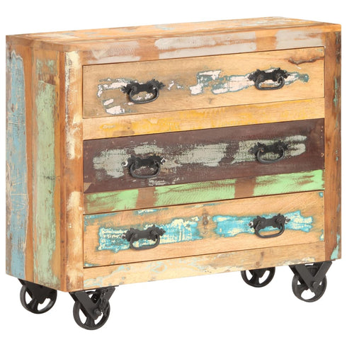 Lee - Sideboard 800 x 300 x 700 mm Solid Reclaimed Wood
